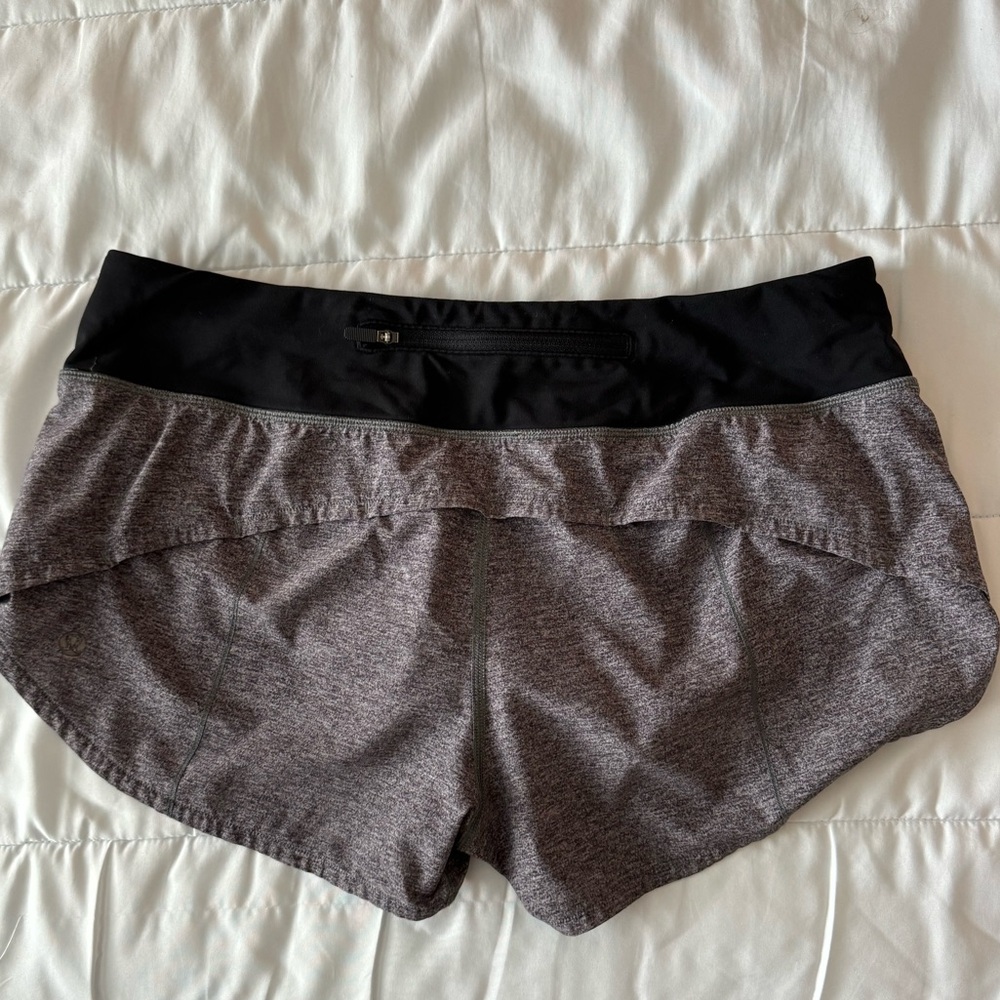 Grey Lululemon Speed Up Short
